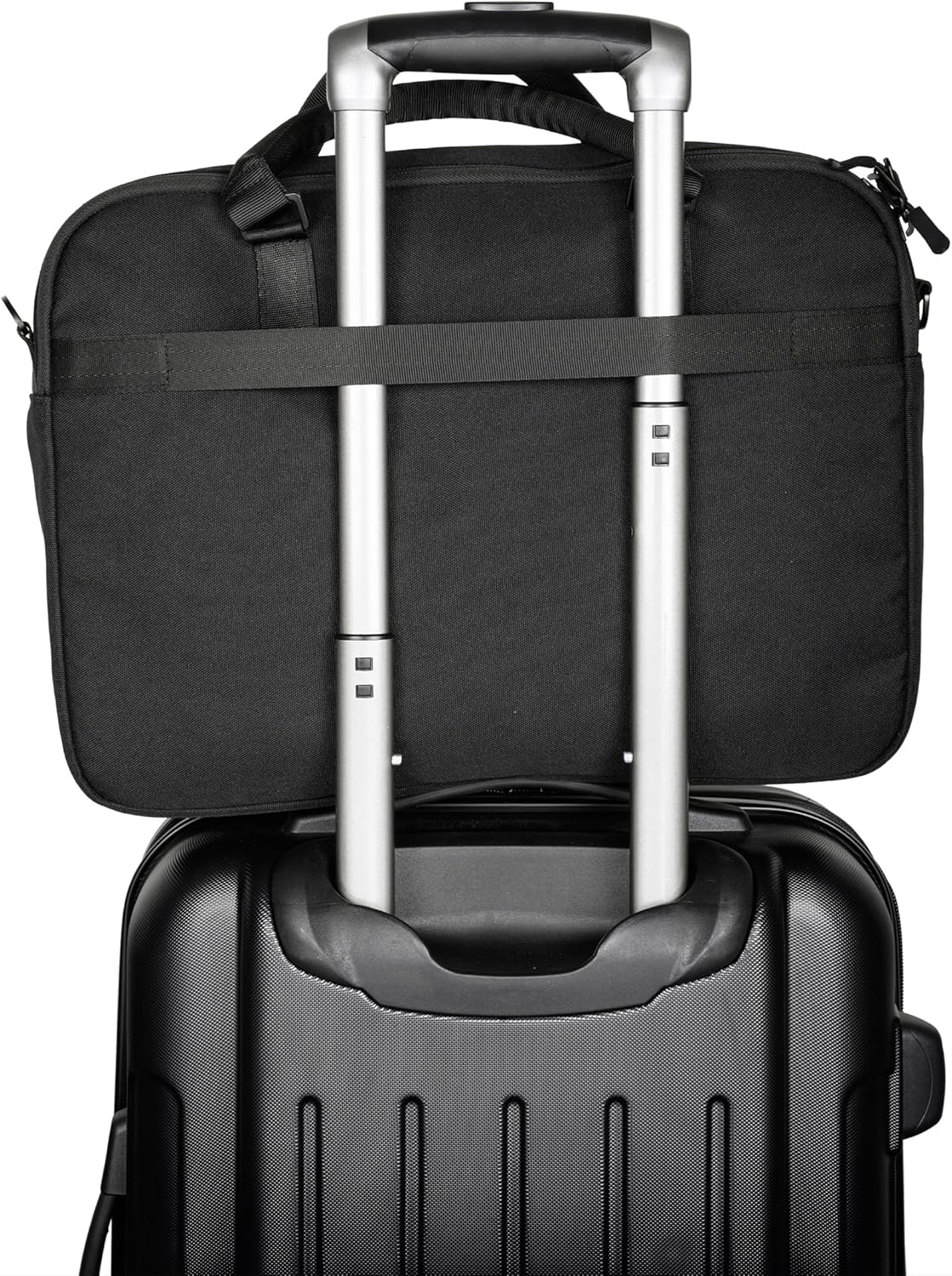 Kenneth Cole Recycled Polyester Slim 16" Laptop Business Briefcase, Black